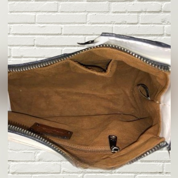 Patricia Nash Lyon Medium Leather Satchel Crossbody - Picture 10 of 14